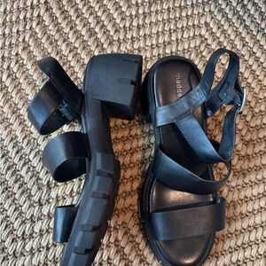 Madden Girl Black Strappy Women's Sandals